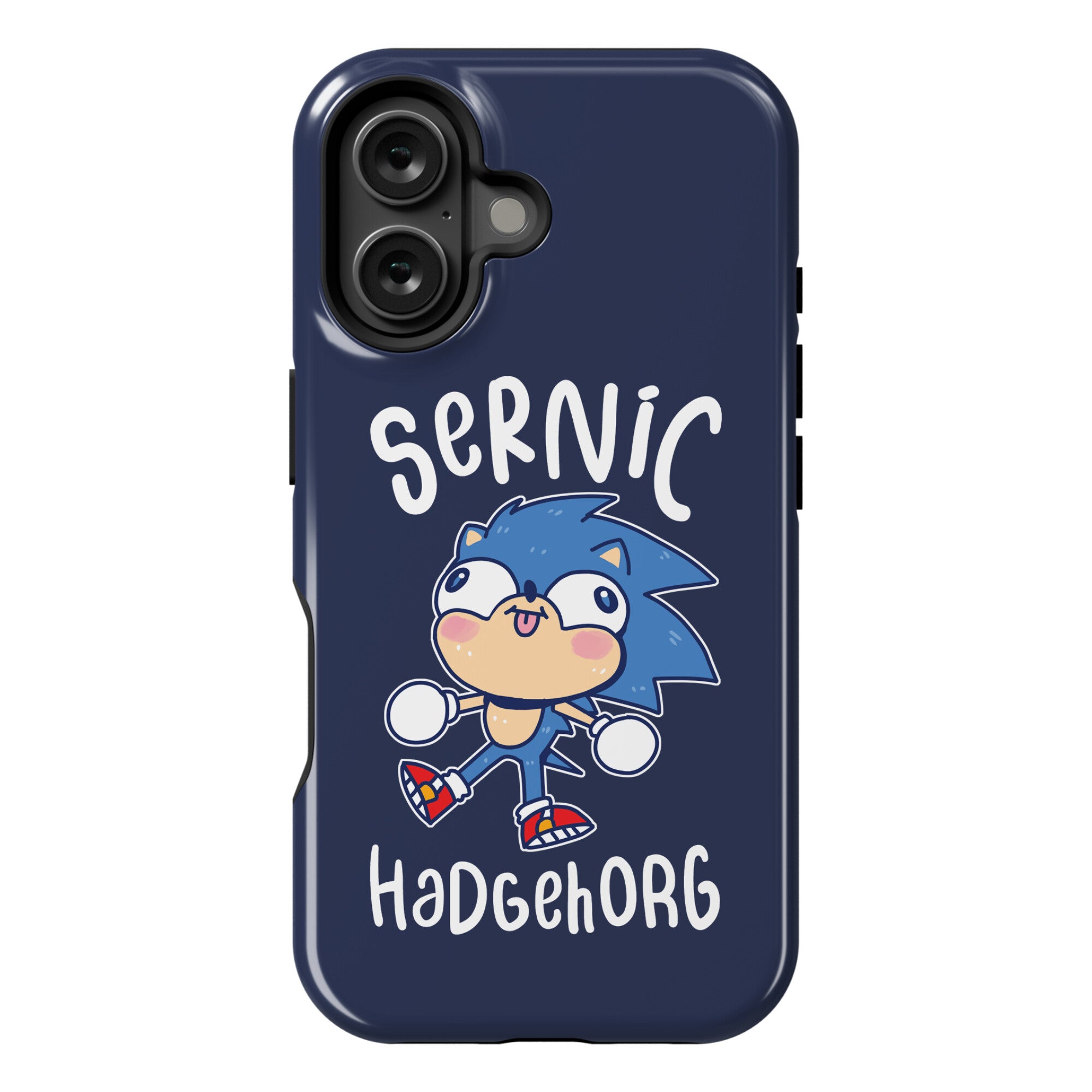 Derpy Sonic Sernic Hadgehorg Phone Case
